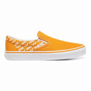 Férfi Vans Logo Repeat Classic Slip-on Cipő VA3057629 Sárga/Fehér